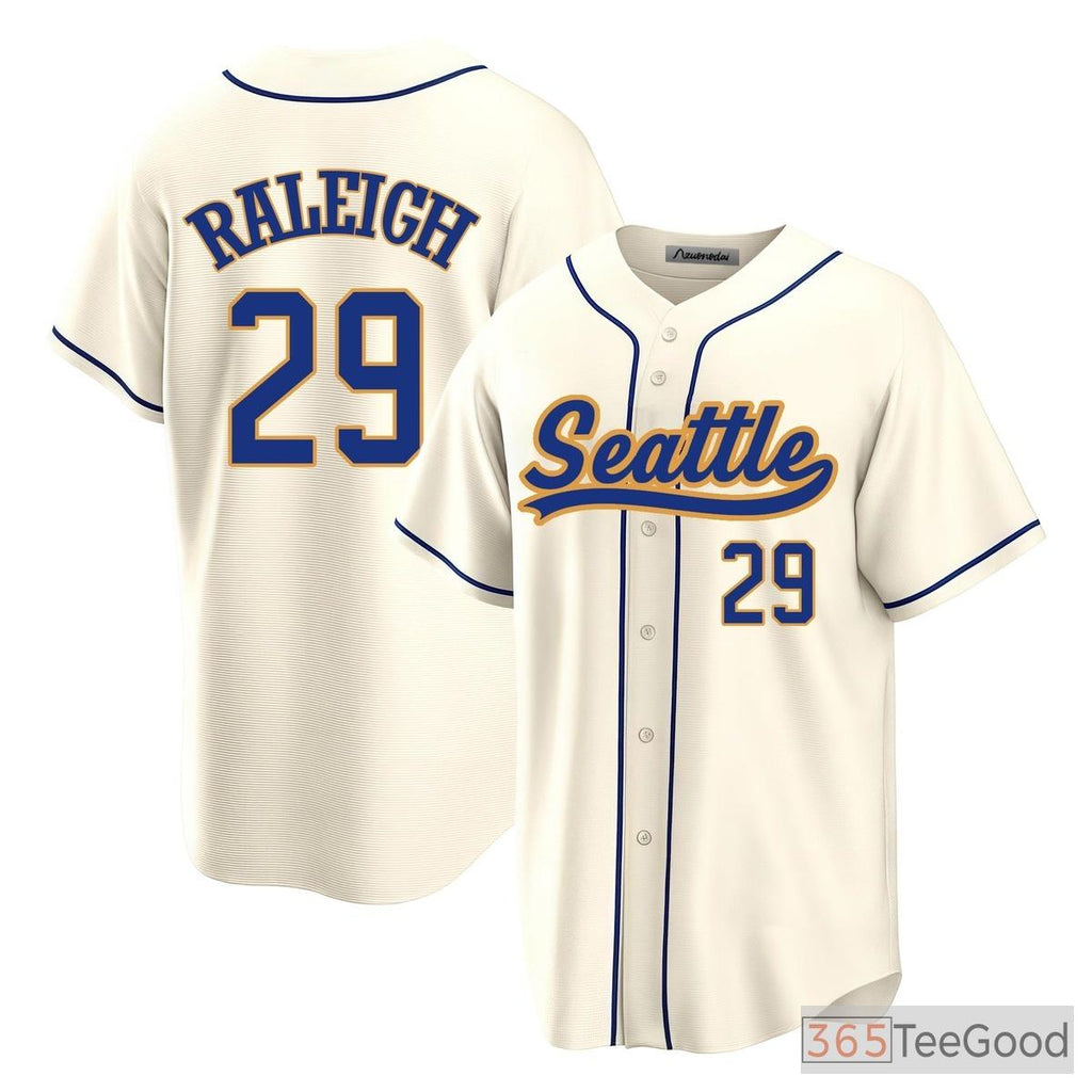 Cream Baseball Jersey Tee for Men & Women - Everyday Fan & Casual Wear Style