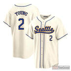 Cream Baseball Jersey Tee for Men & Women - A soft tone for relaxed everyday comfort