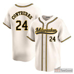 Cream Baseball Jersey Tee for Men & Women - Stitched & Personalized with Your Details