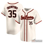 Cream Baseball Jersey Tee for Men & Women - Make It Yours with Name, Number & Logo