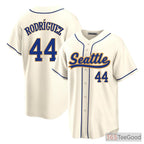 Cream Baseball Jersey Tee for Men & Women - Stitched for Your Custom Look & Feel