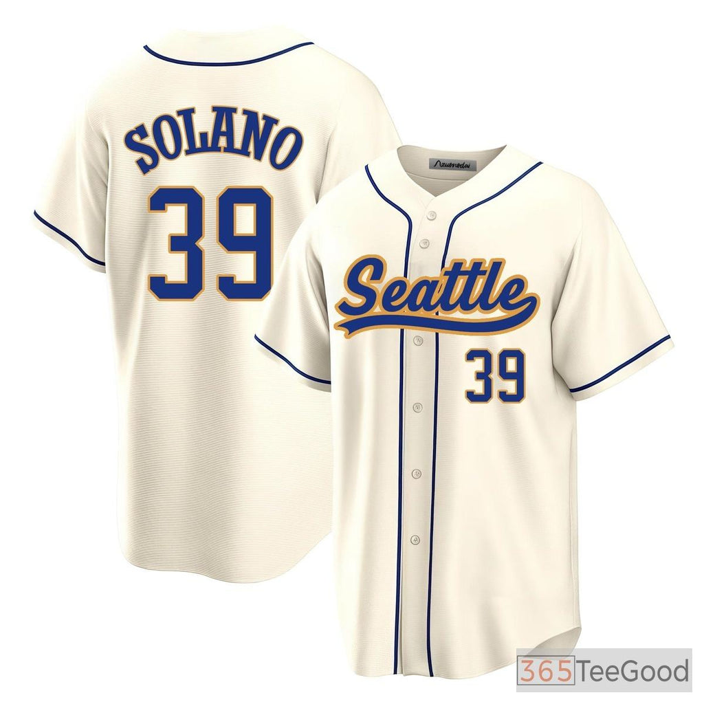 Cream Baseball Jersey Tee for Men & Women - Stitched for Your Unique Style