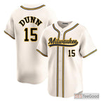 Cream Baseball Jersey Tee for Men & Women - Your Stitched Custom Fan & Player Style--