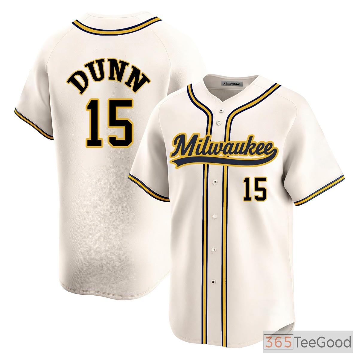 Cream Baseball Jersey Tee for Men & Women - Your Stitched Custom Fan & Player Style--