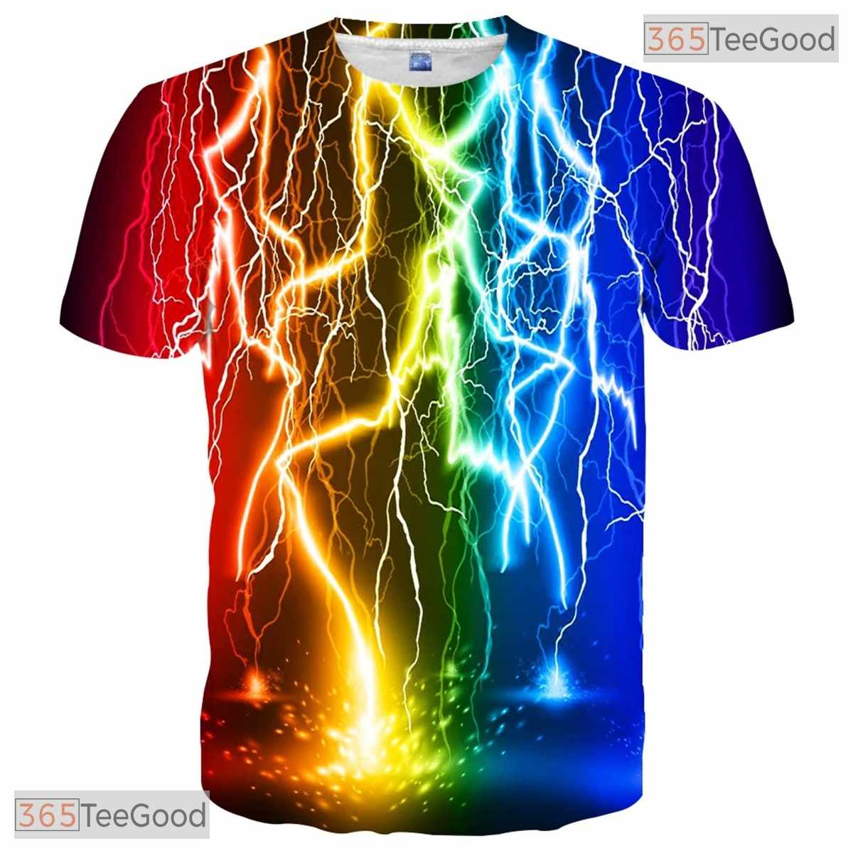 Deep Blue Cosmic Space Graphic Art 3D Printed Casual Unisex Tee Shirt Apparel
