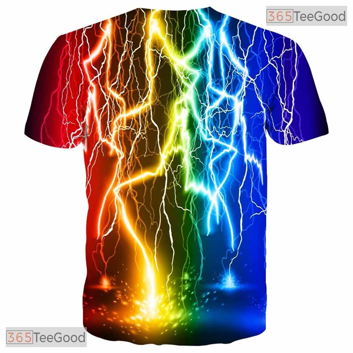 Deep Blue Cosmic Space Graphic Art 3D Printed Casual Unisex Tee Shirt Apparel