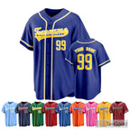 Custom Baseball Jersey for Men & Women - Personalized Stitched & Printed Details