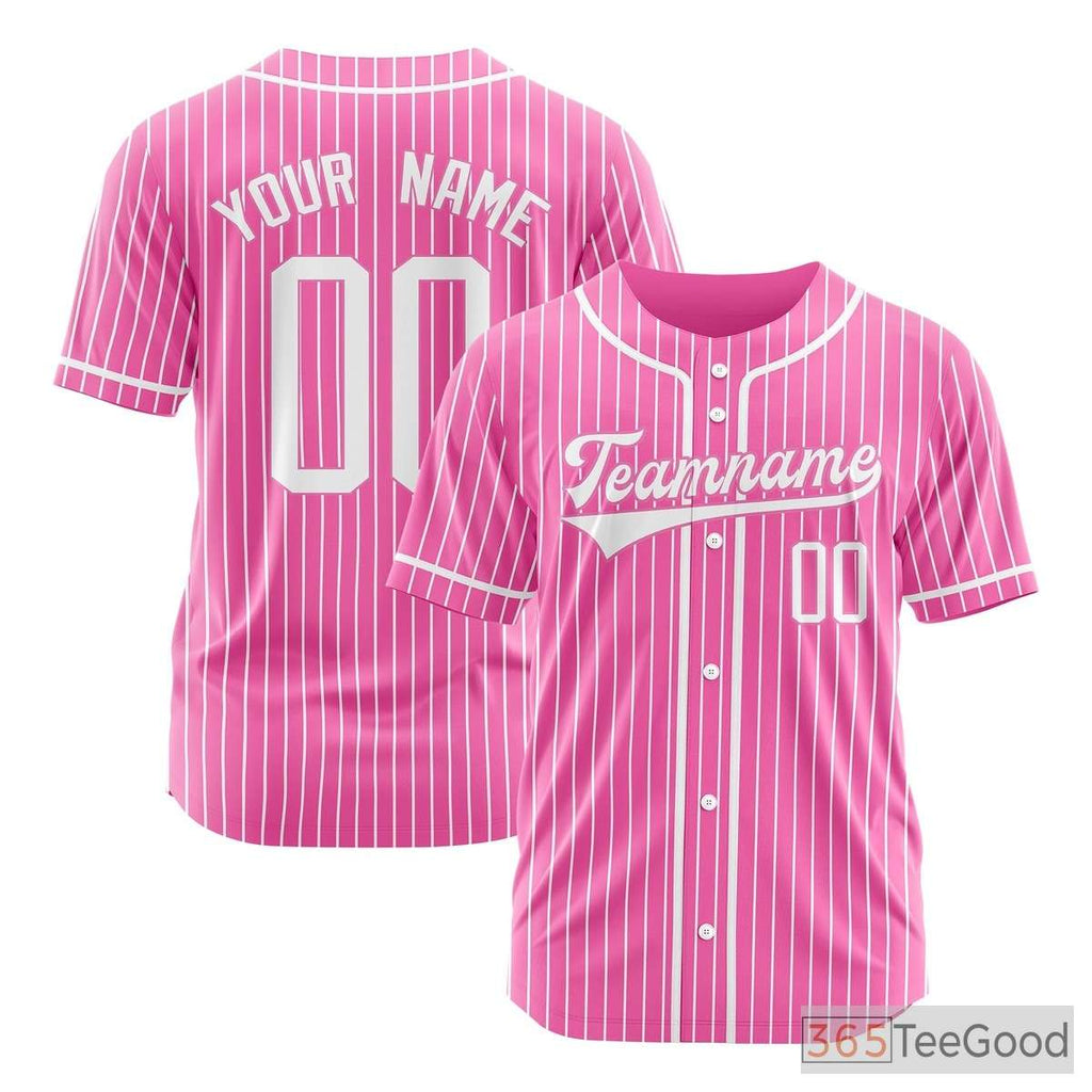 Custom Baseball Jersey Tee for Men & Women - Personalize with Your Player Details