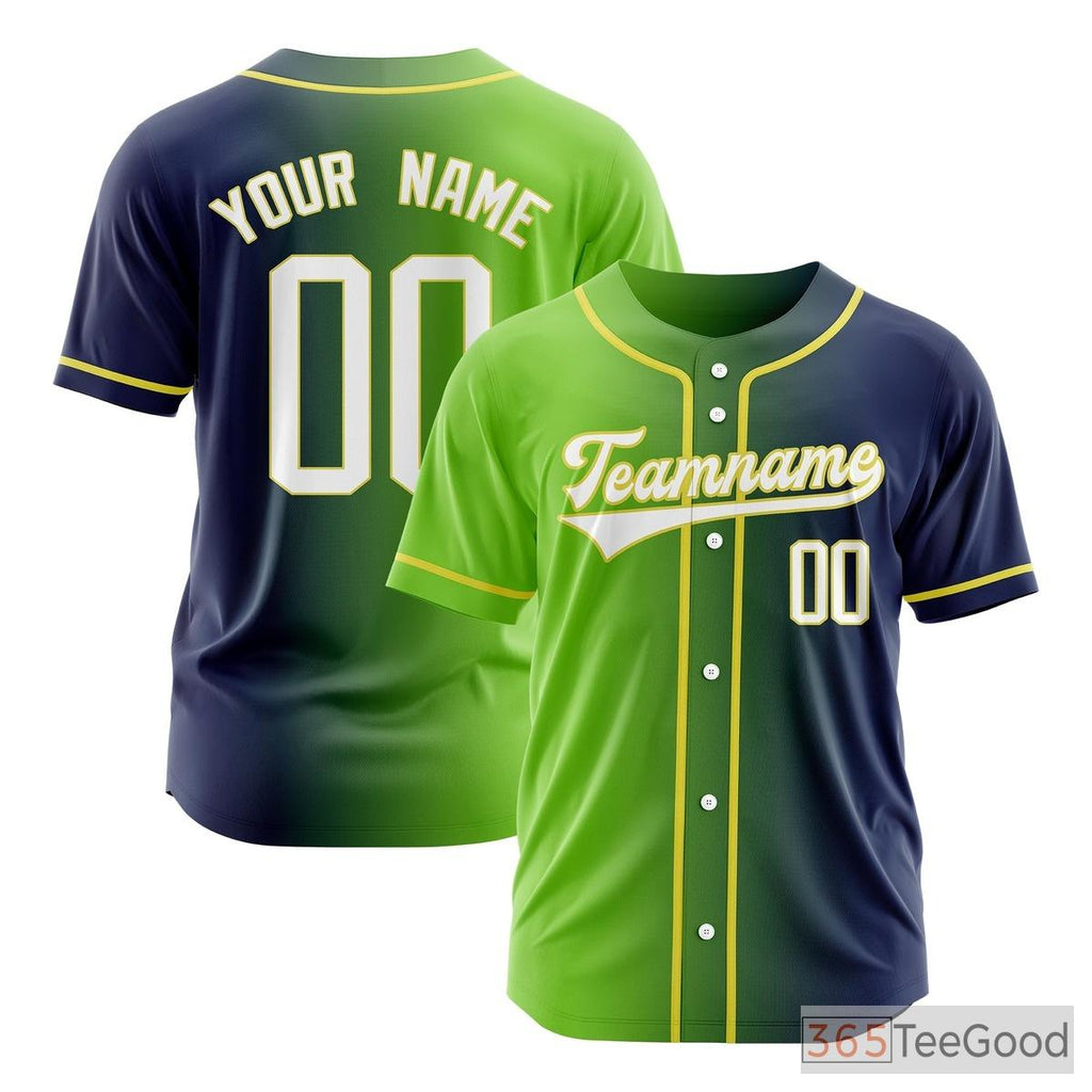 Custom Baseball Jersey Tee for Men & Women - Add Your Team Name, Number & Logo