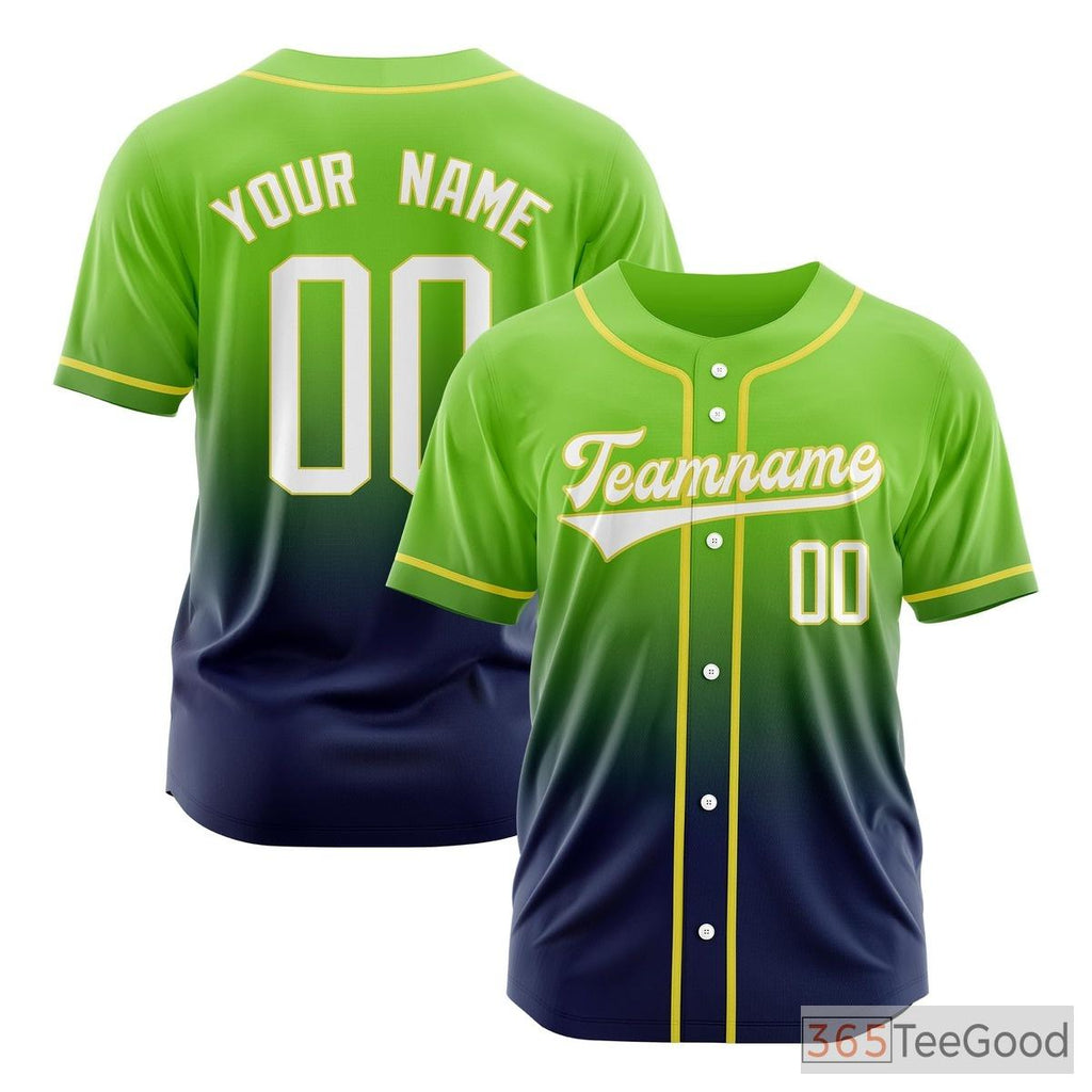 Custom Baseball Jersey Tee for Men & Women - Add Your Team Name & Player Number