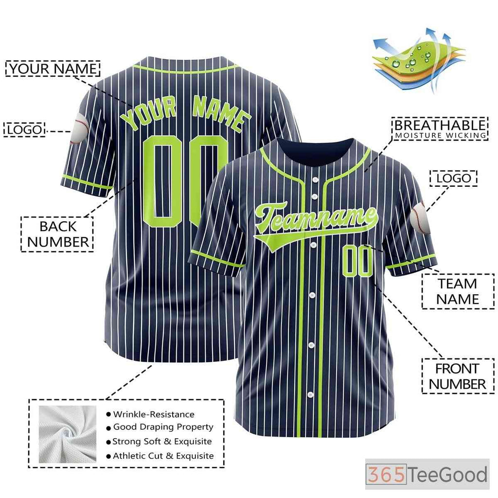 Custom Baseball Jersey Tee for Men & Women - Create Your Personalized Name & Number Look