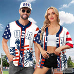 Custom Baseball Jersey Tee for Men & Women - Stitched Name, Number & Team Look