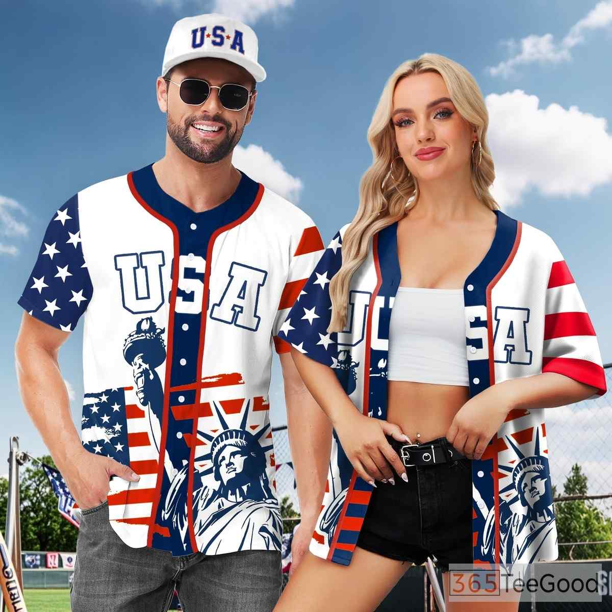 Custom Baseball Jersey Tee for Men & Women - Stitched Name, Number & Team Look