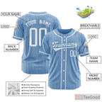 Custom Baseball Jersey Tee for Men & Women with Personalized Name, Number & Logo