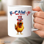 Custom Patriotic Eagle Ceramic Mug - America 1776-2026 Semiquincentennial Accent Mug