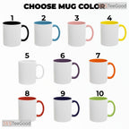Personalized Best Mimi Ever Grandma Mug - Custom Striped Grandmother Ceramic Accent Mug