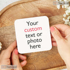 Personalized Custom Text Photo Mug - Unique Birthday Anniversary Gift Ceramic Accent Mug