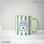 Personalized Pet Photo Keepsake Mug - Custom Dog or Cat Portrait Ceramic Accent Mug