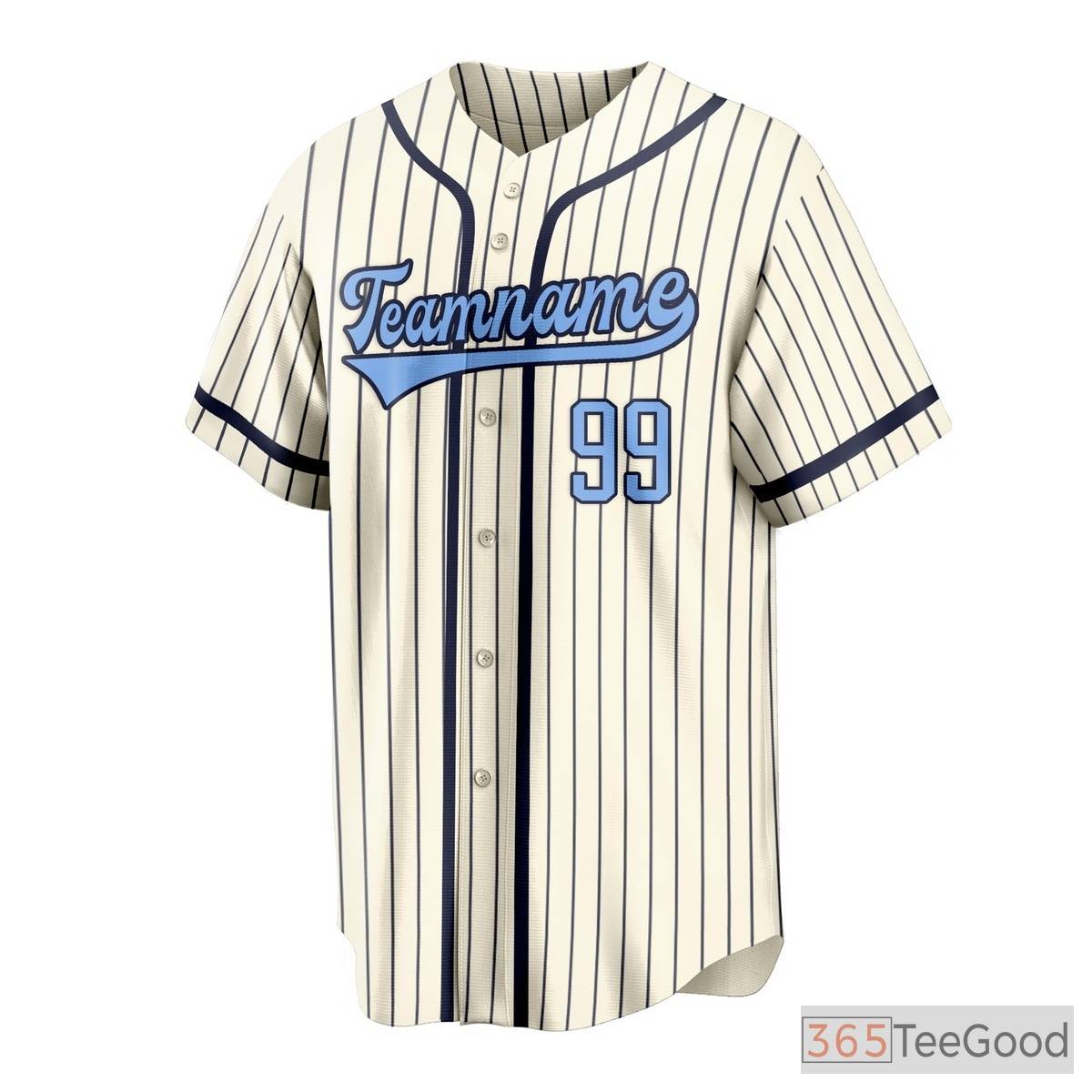 Custom Striped Baseball Jersey Tee for Men & Women - Create Your Unique Team Look
