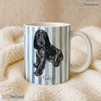 Custom Watercolor Pet Photo Cup - Personalized Mother's Day Pet Gift Ceramic Accent Mug