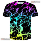Abstract Colorful Fashion Graphic 3D Printed Short Sleeve Unisex Tee Shirt Styles