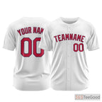 Deep Blue Custom Baseball Jersey Tee Stitched Personalized Unisex Softball Team Shirt