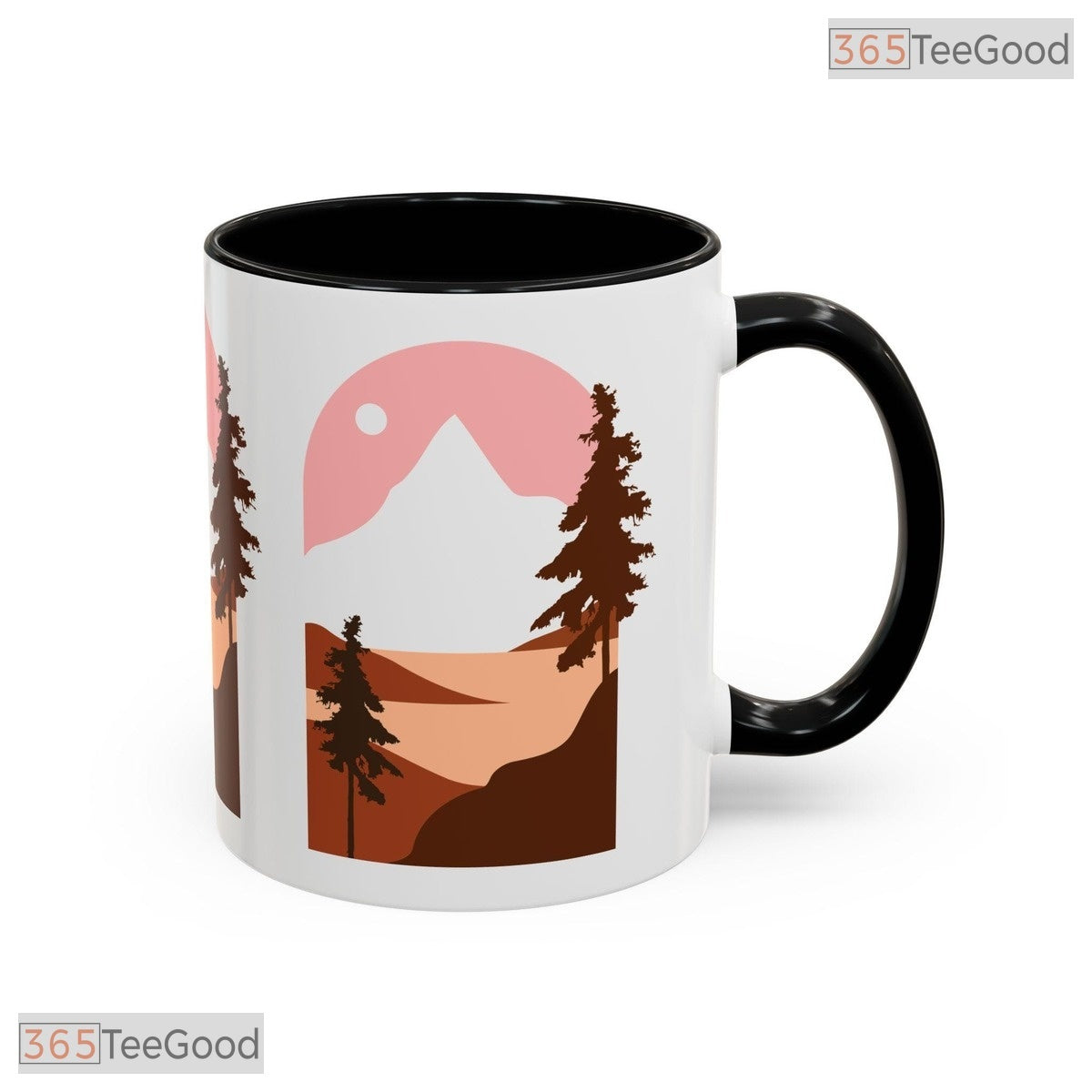 Desert Sunset Landscape Nature Art Western Decor Colorful Ceramic Accent Coffee Cup Mug
