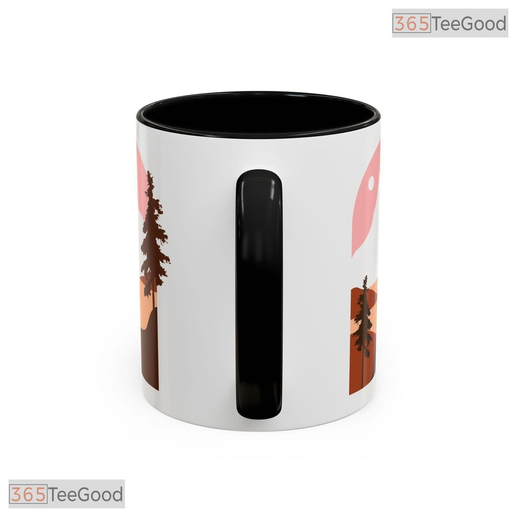Desert Sunset Landscape Nature Art Western Decor Colorful Ceramic Accent Coffee Cup Mug