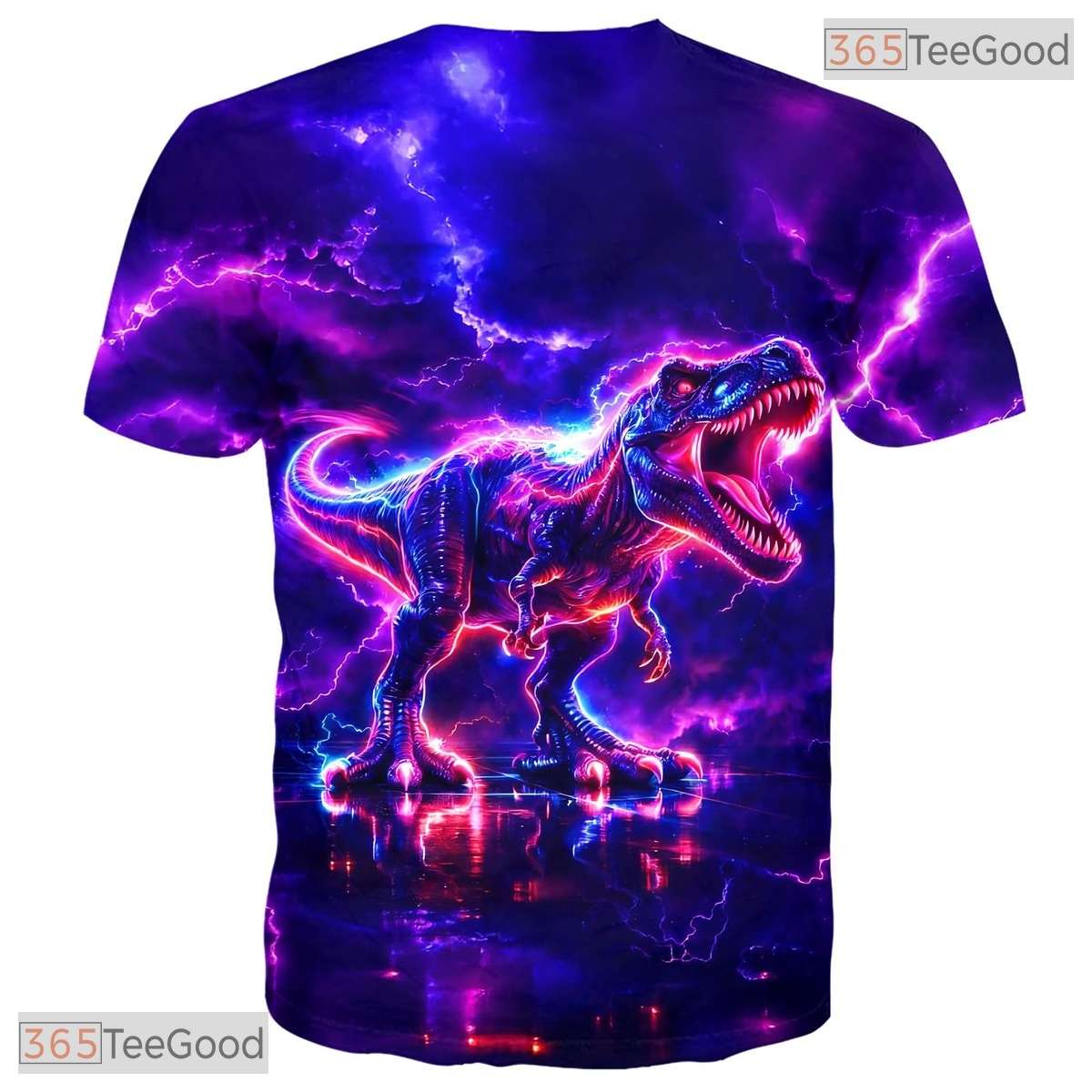 Prehistoric T Rex Dinosaur Animal Graphic 3D Printed Casual Unisex Tee Shirts