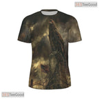 Majestic Eagle American Flag 3D Pattern Printed Casual Unisex T-Shirt Tops Styles