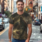 Majestic Eagle American Flag 3D Pattern Printed Casual Unisex T-Shirt Tops Styles