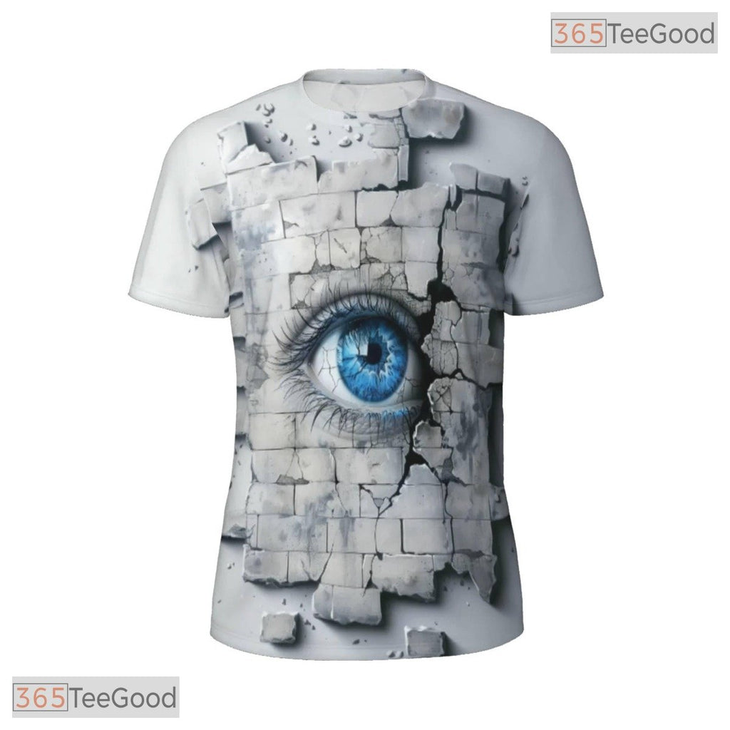 Mystic Eye Abstract Graphic Art 3D Pattern Printed Casual Unisex Tee Shirt Styles