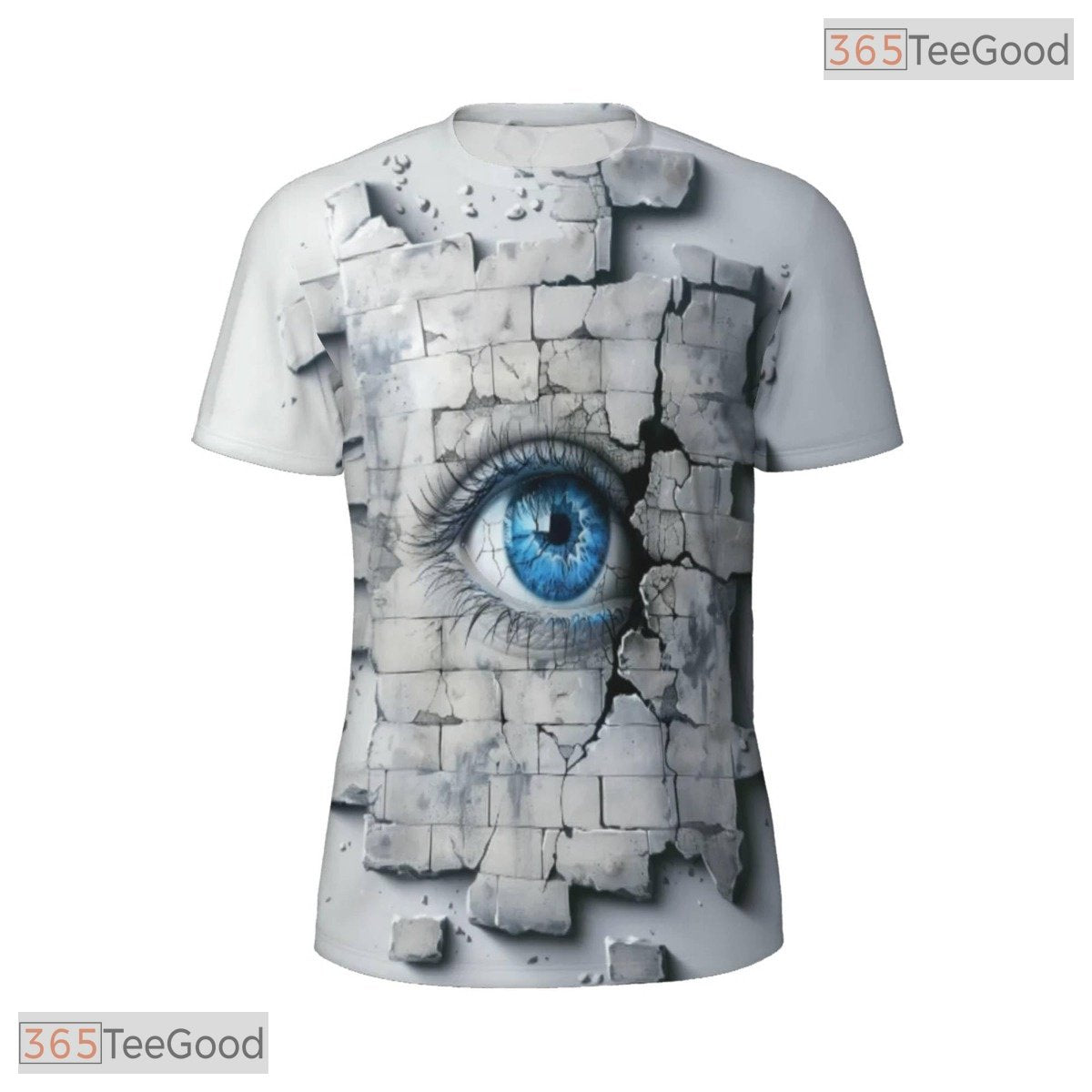 Mystic Eye Abstract Graphic Art 3D Pattern Printed Casual Unisex Tee Shirt Styles