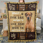 When It - s Too Hard Dog Fleece Blanket - Encouragement Quilt Gift for Pet Lover