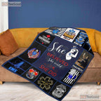 EMS Paramedic First Responder Fleece Blanket - Appreciation Quilt Gift Hero