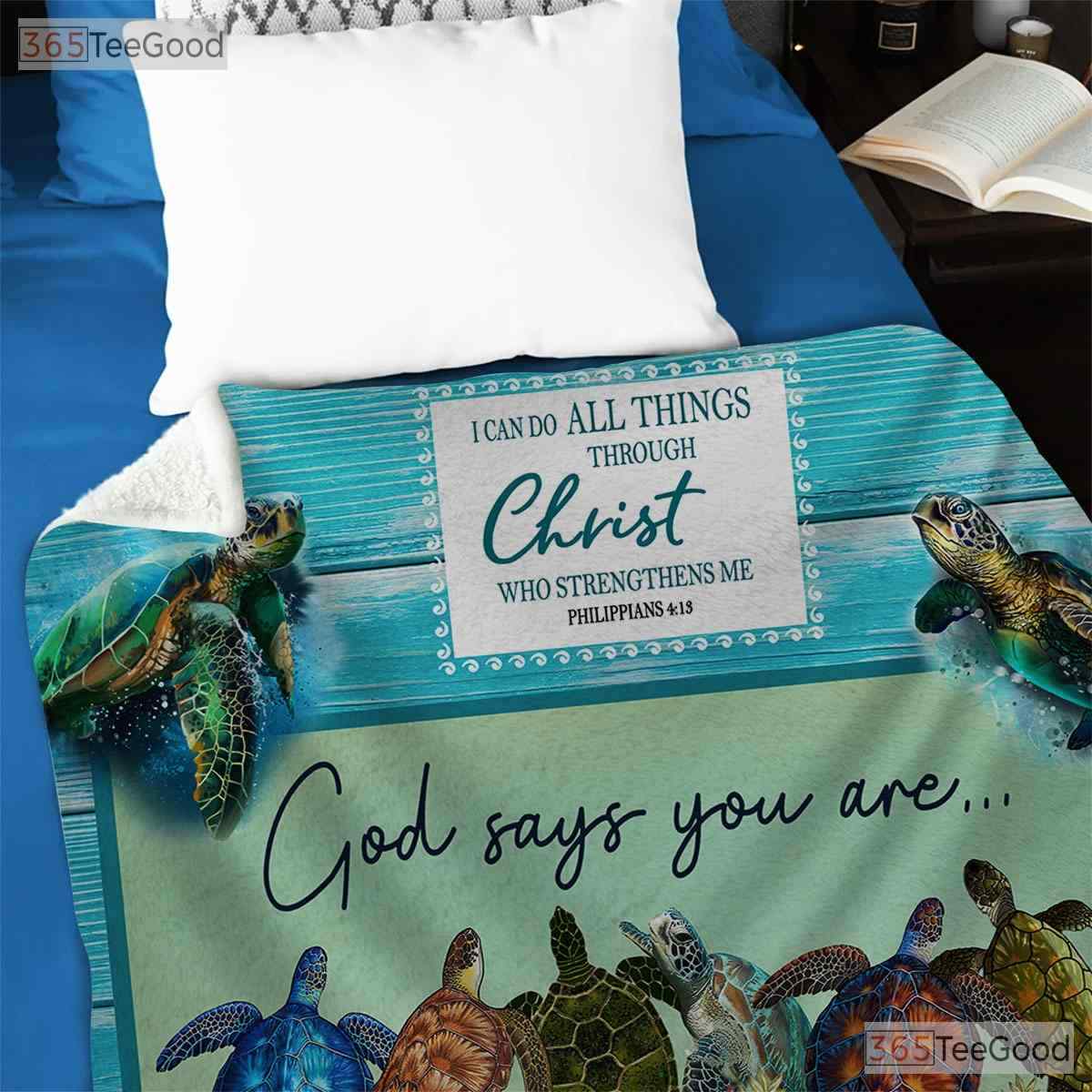 Christian Bird Religious Fleece Blanket - Encouragement Faith Quilt Gift Decor