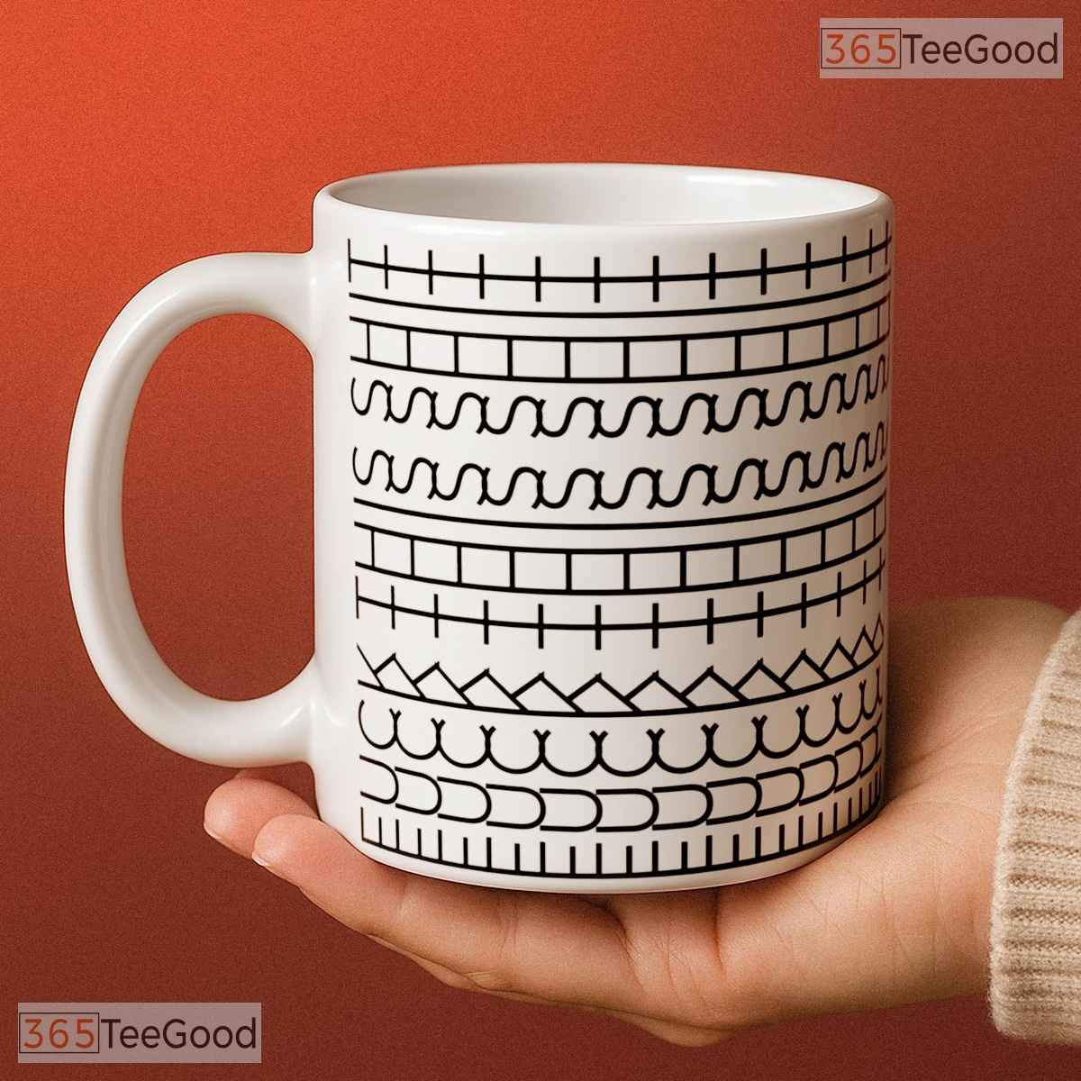 Hidden Swear Message Secret Message Mug - Funny White Elephant Gift Ceramic Accent Mug
