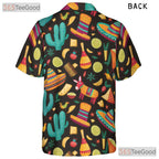 Fiesta Mexican Cactus Sombrero Pinata Party Hawaiian Shirt Unisex Summer Top
