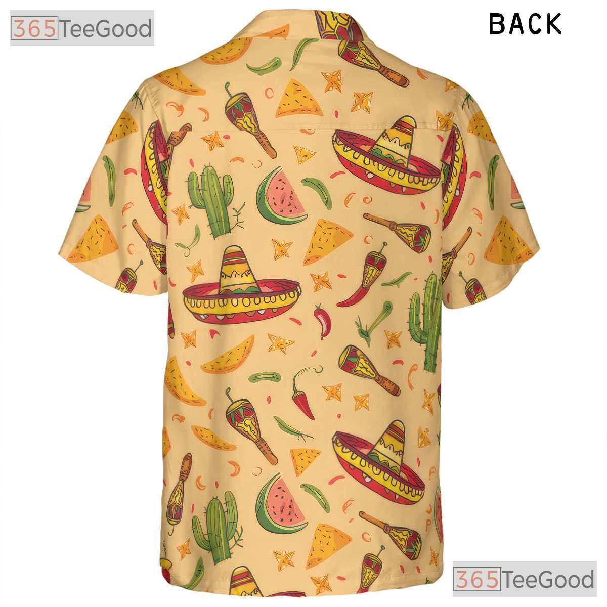 Fiesta Pinata Sombrero Cactus Cinco De Mayo Hawaiian Shirt Unisex Party Tee