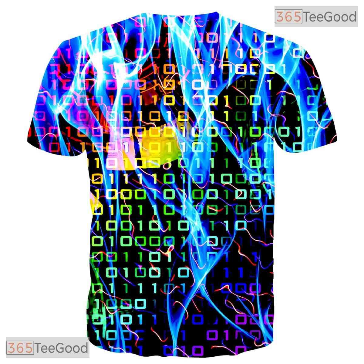 Mysterious Figure In Smoke Art 3D Printed Casual Unisex T-Shirt For Men Women