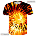 Intense Burning Fire Flame Art 3D Printed Casual Unisex Short Sleeve Tee Shirt