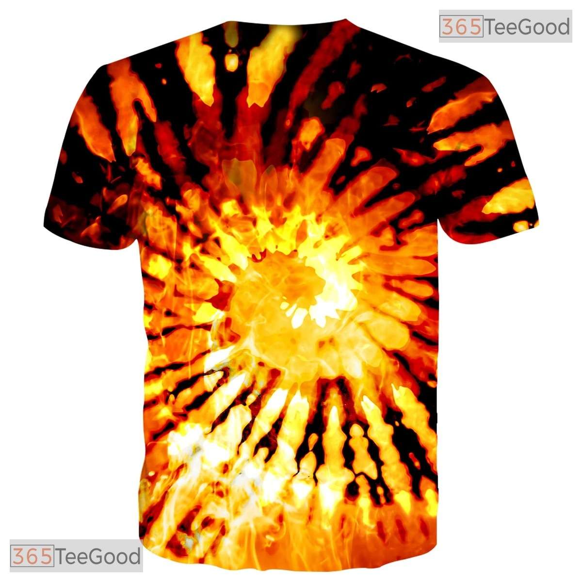 Intense Burning Fire Flame Art 3D Printed Casual Unisex Short Sleeve Tee Shirt