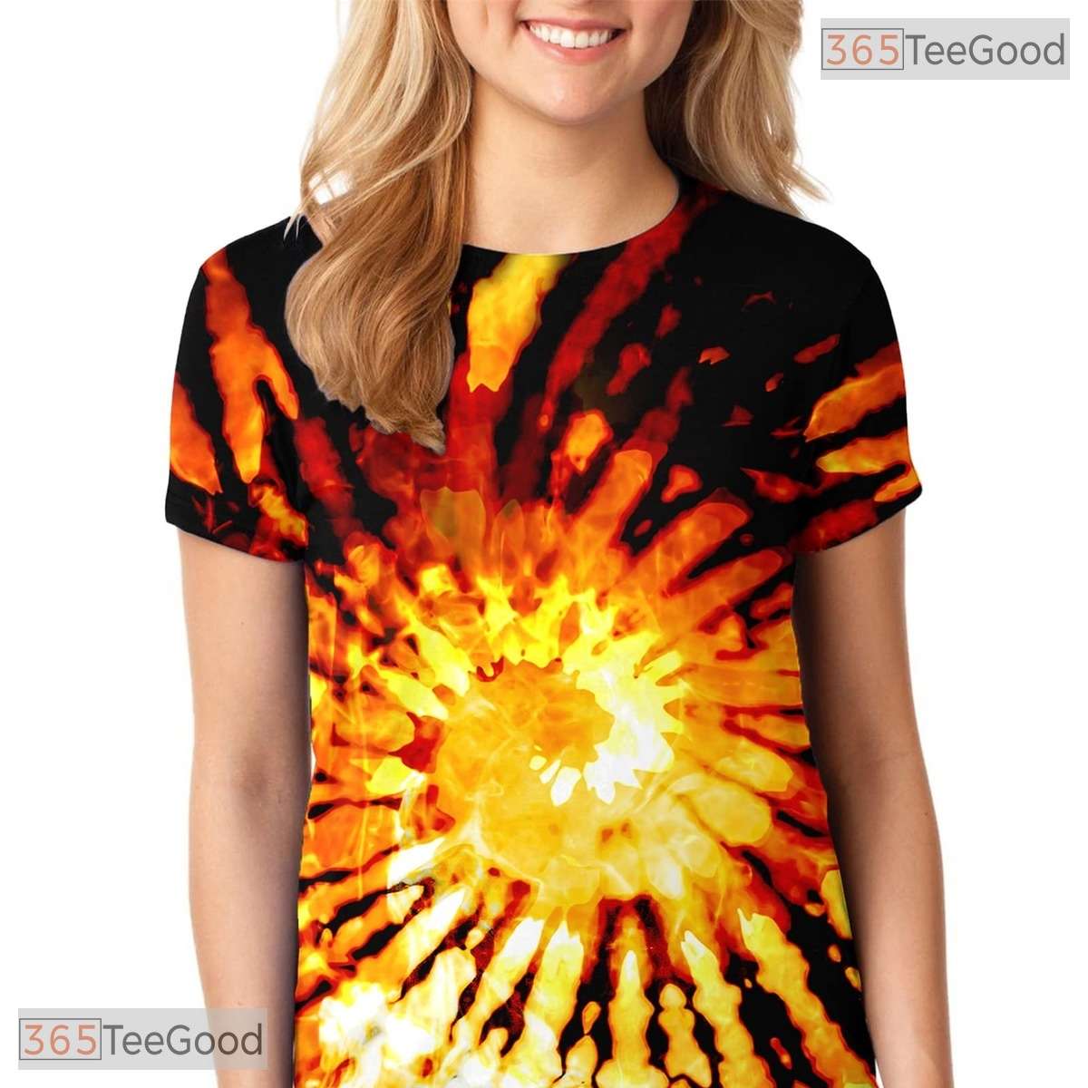 Intense Burning Fire Flame Art 3D Printed Casual Unisex Short Sleeve Tee Shirt
