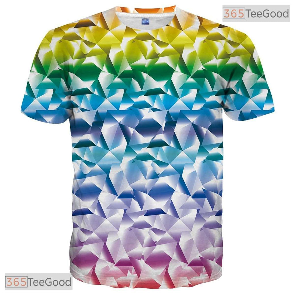 Multicolor Abstract Fantasy Graphic Art Print 3D Printed Casual Unisex T-Shirt