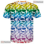 Multicolor Abstract Fantasy Graphic Art Print 3D Printed Casual Unisex T-Shirt