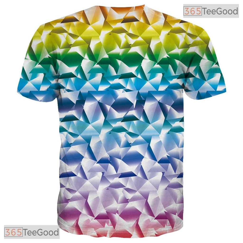 Multicolor Abstract Fantasy Graphic Art Print 3D Printed Casual Unisex T-Shirt