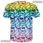 Multicolor Abstract Fantasy Graphic Art Print 3D Printed Casual Unisex T-Shirt