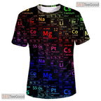 Math Science Physics Formula Graphic 3D Printed Casual Unisex T-Shirt Styles
