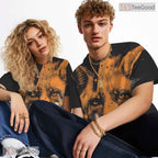Sly Fox Animal Graphic Nature 3D Pattern Printed Casual Unisex T-Shirt Tops Style