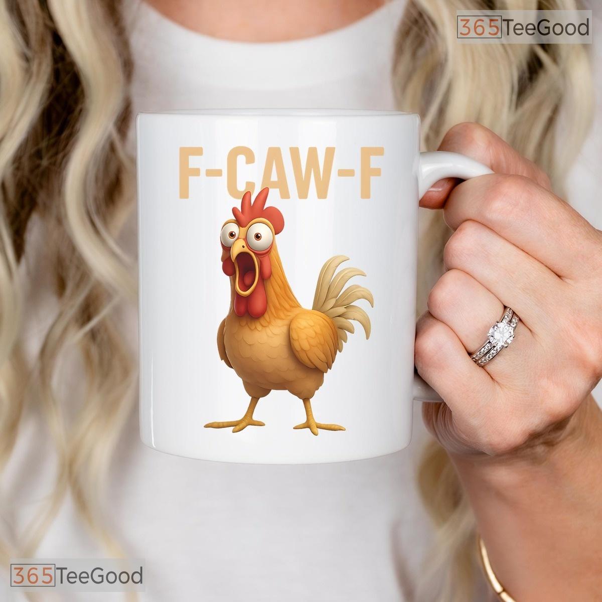 Funny Chicken Meme Farm Mug - Humorous Poultry Lover Slogan Gift Ceramic Accent Mug
